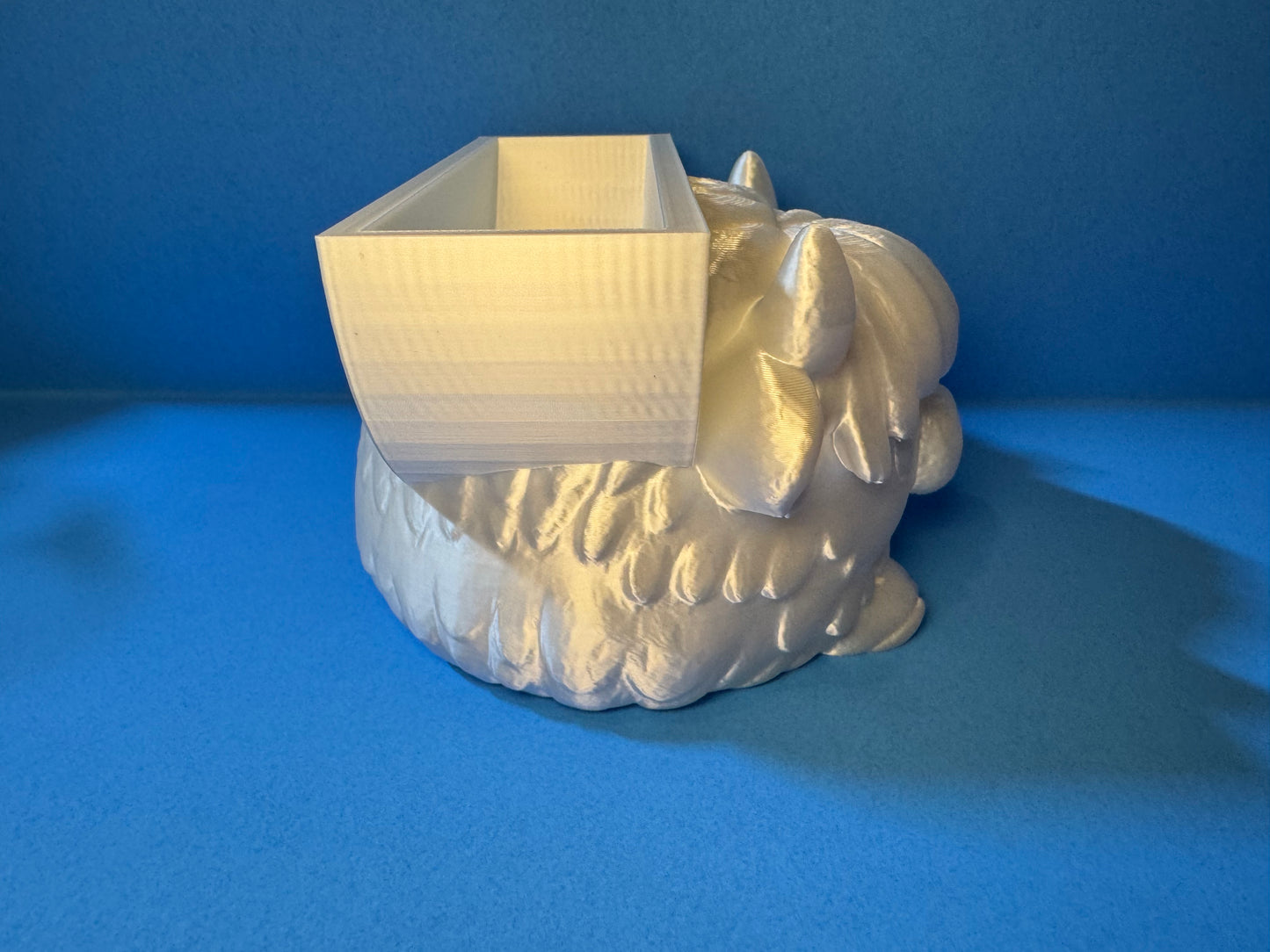 Highland Cow Sponge Holder with Drain | Farmhouse Kitchen Sink Organizer | 3D Printed Sponge & Scrubber Holder