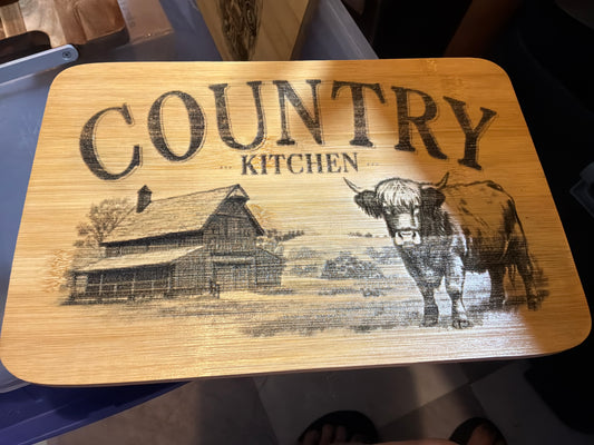 Country Kitchen Cutting Board