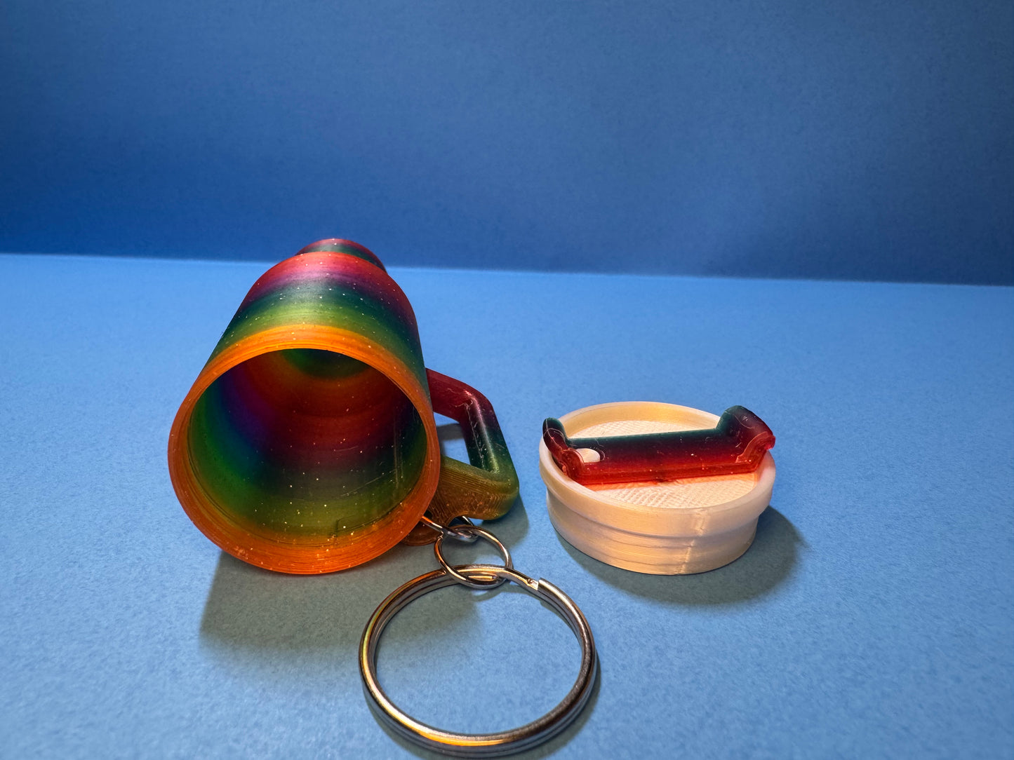 Mini Tumbler Keychain| Money Holder | Pill Holder | Lip Moisturizer Case |Gift for Her | Everyday Carry Accessory