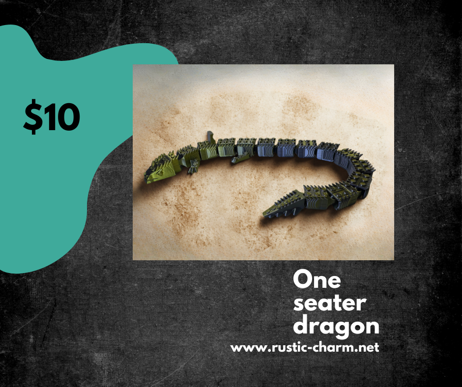 1 Seater Brick Dragon