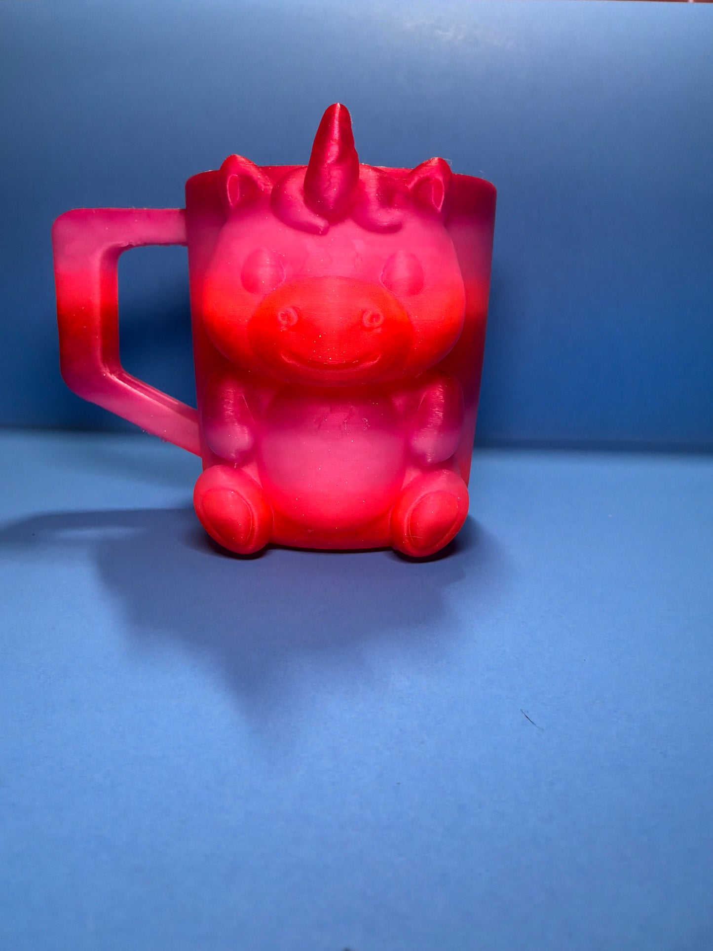 Unicorn Ice Cream Pint Holder with Spoon Slot – Cute Dessert Holder – 3D Printed Ice Cream Cozy – Fun Gift Idea