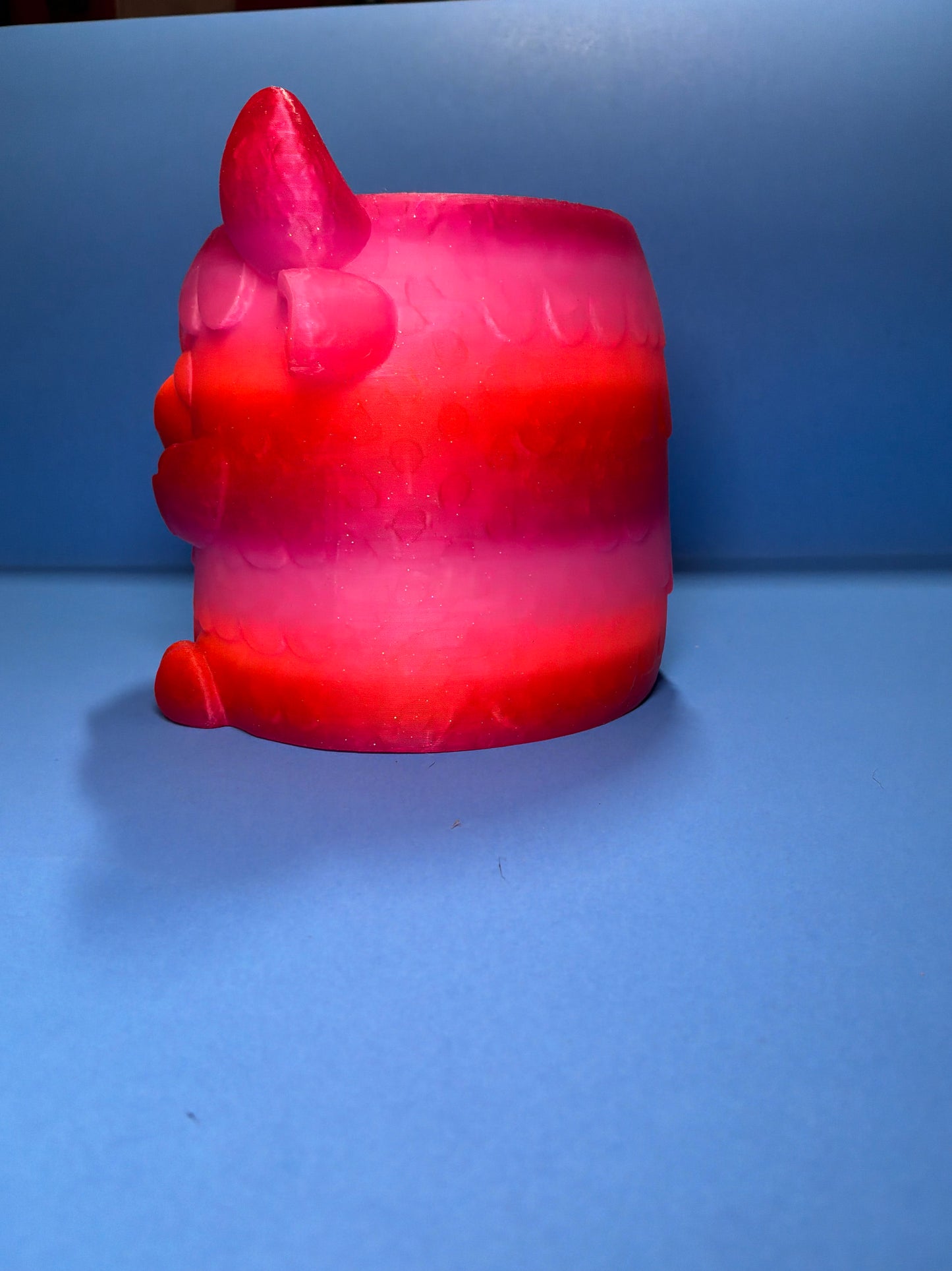 Highland Cow Ice Cream Pint Holder with Spoon Slot – Cute Dessert Holder – 3D Printed Ice Cream Cozy – Fun Gift Idea